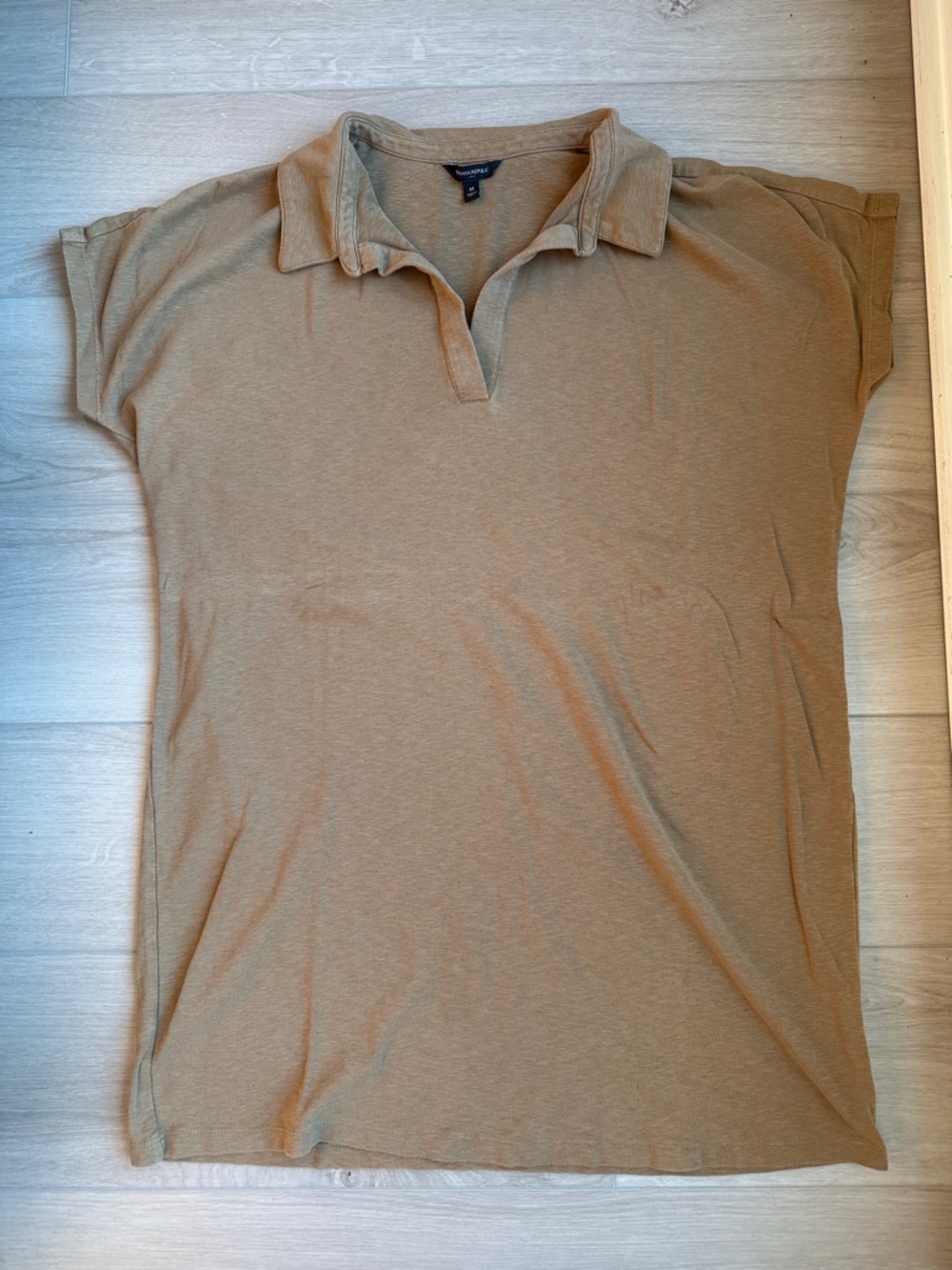 Banana Republic brown cotton shirt dress, size M